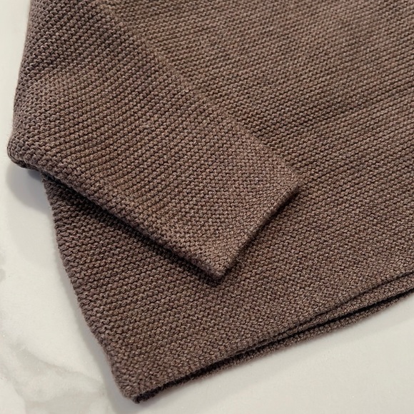 Zara knitwear brown OPEN KNIT embroidered star SWEATER 1-3 months baby new wit… - Picture 7 of 7